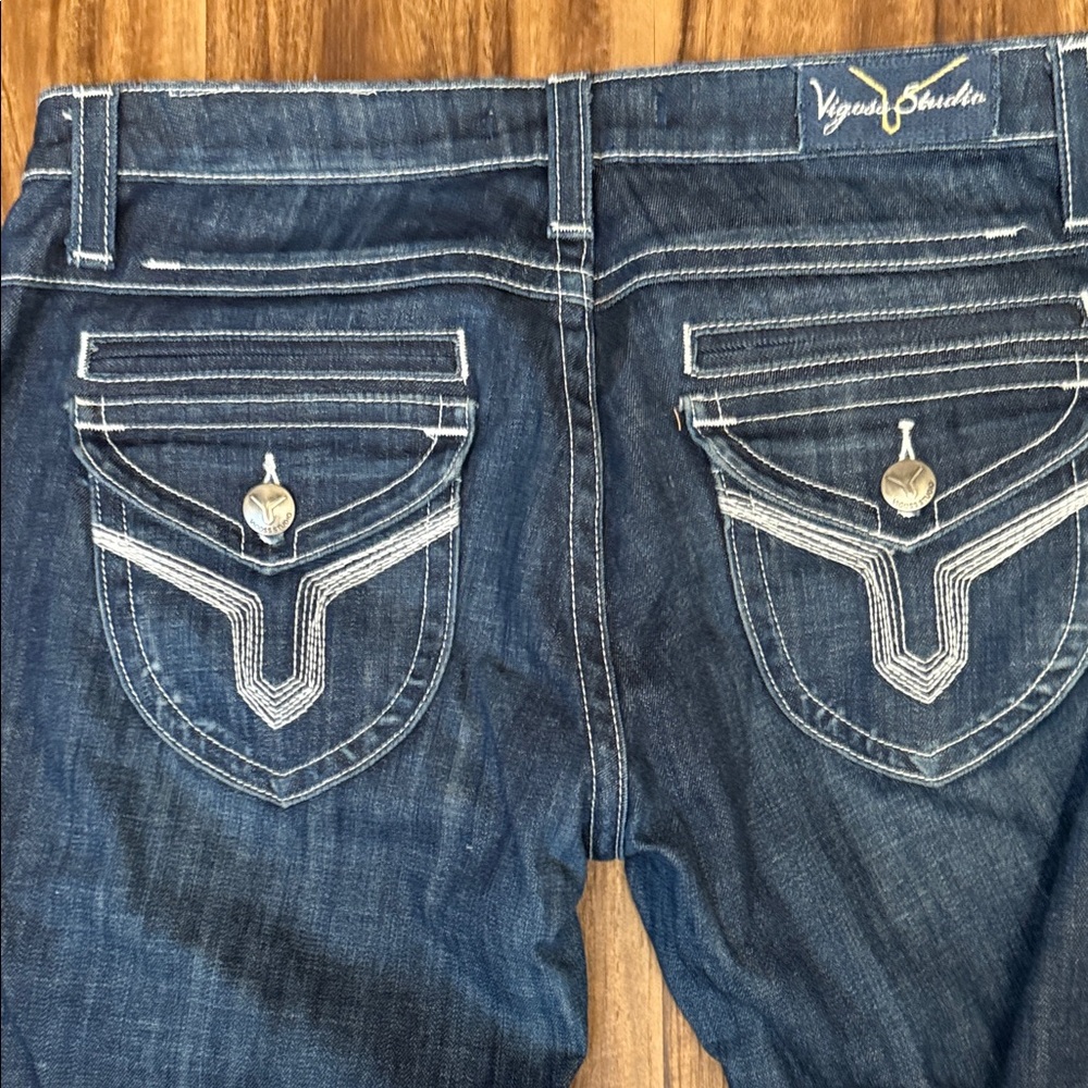 Vigoss Women's Dark Blue Boot Cut Jeans